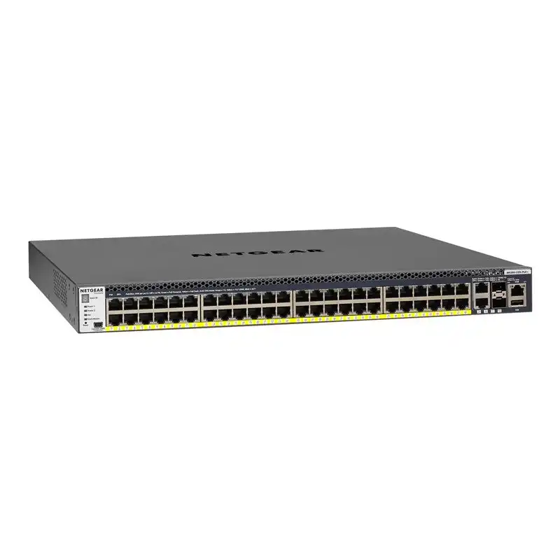 Switch manageable ProSAFE M4300-52G-PoE+ (550W PSU)Switch Manageable Stackable avec 48x1G PoE+ et ... (GSM4352PA-100NES)_1